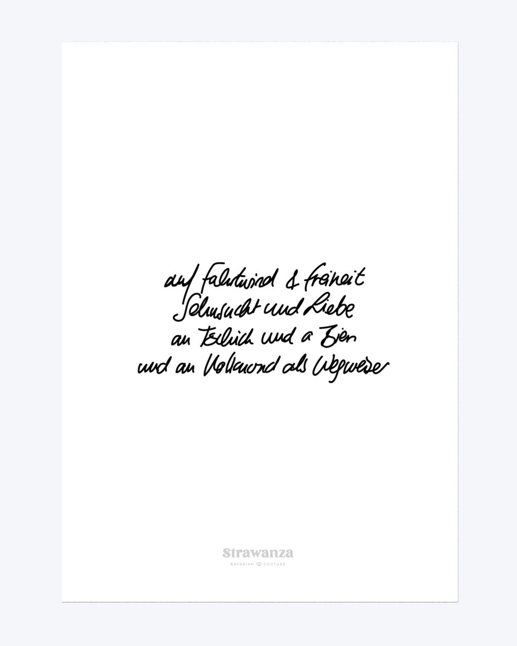 Fahrtwind Poster - A3