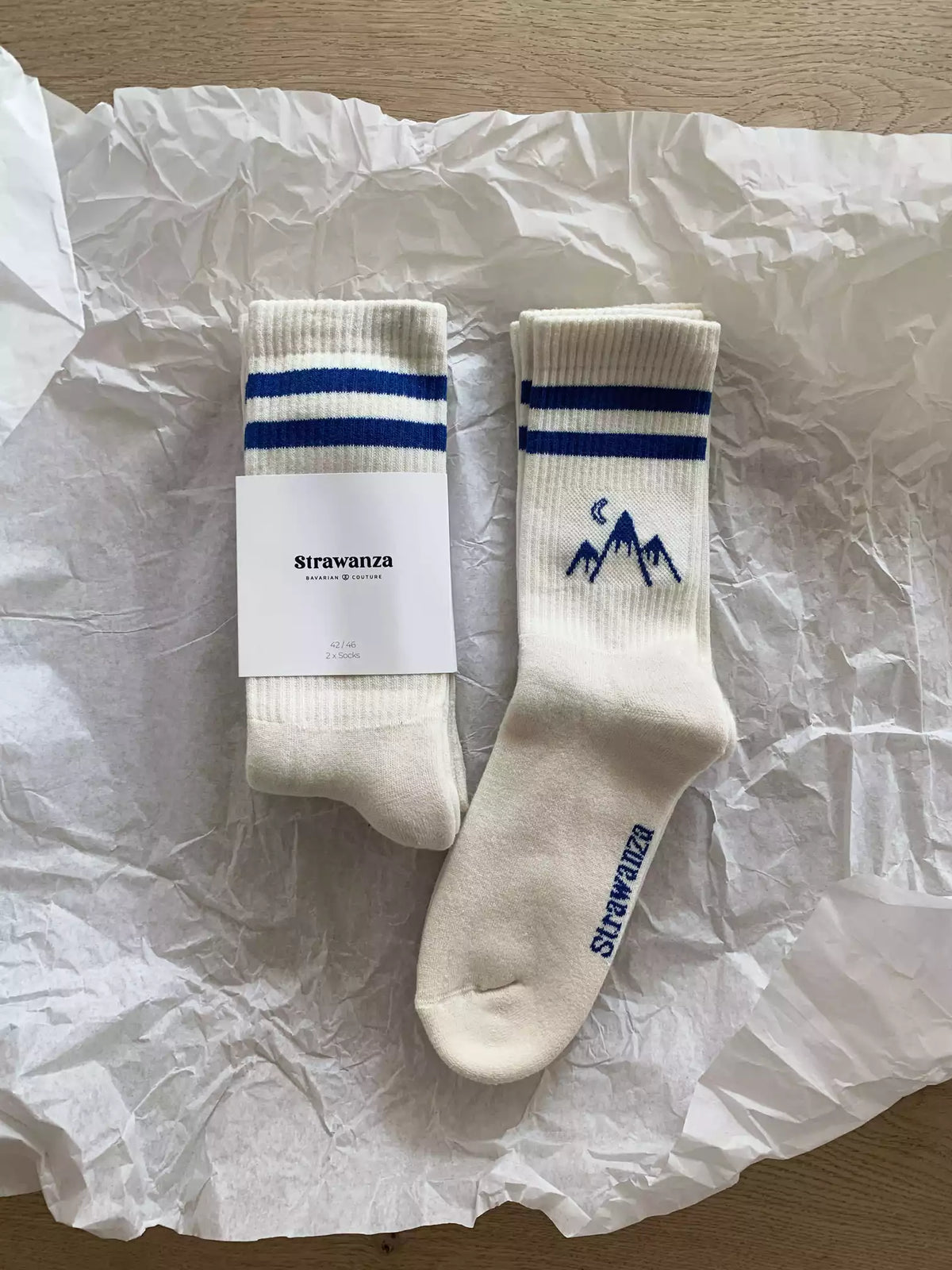 Berg- und Logosocken 2er Pack