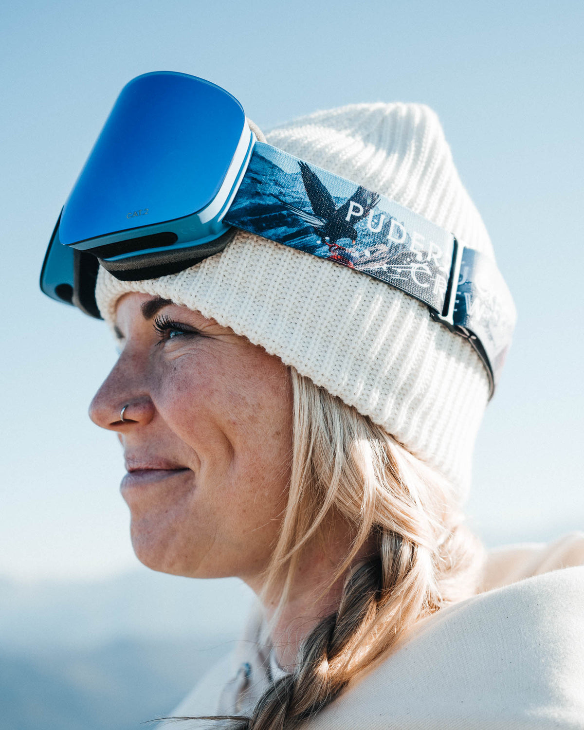 Skibrille Puderzucker Crew