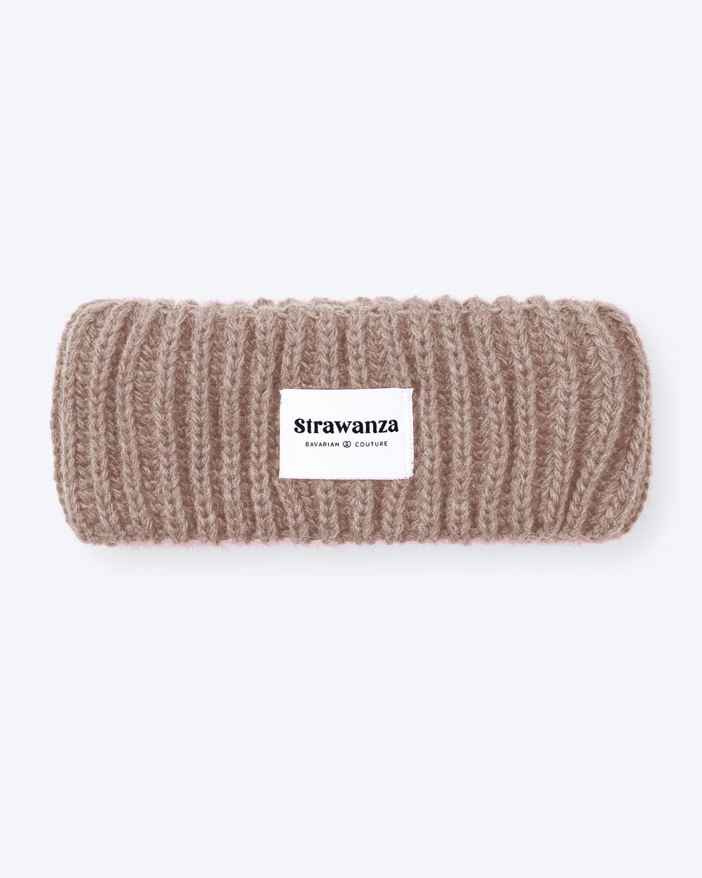 Wollstirnband Creme Beige