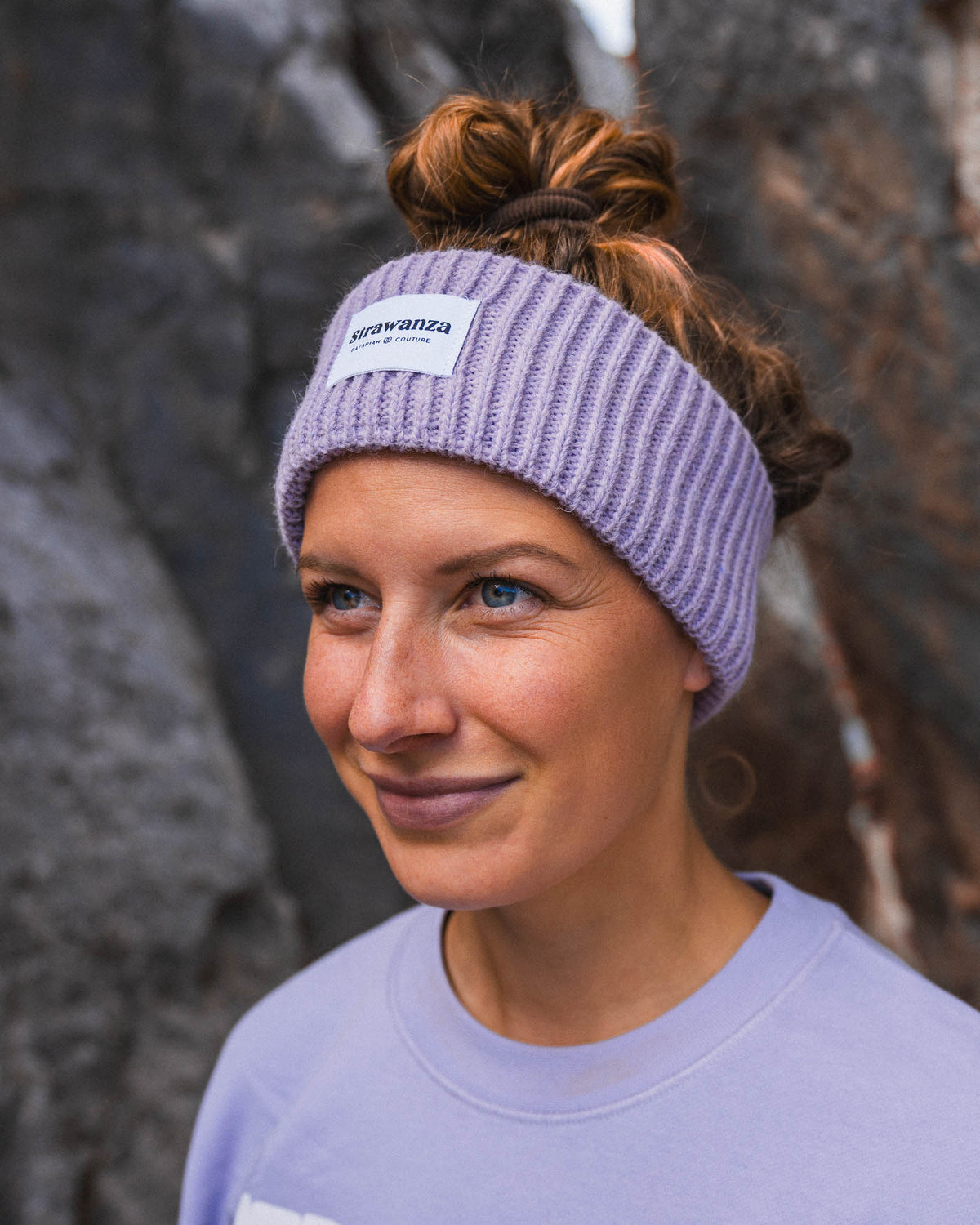 Rippstirnband Ida Flieder