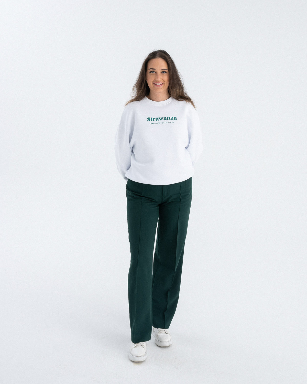 Strawanza Oversize Sweater Weiß