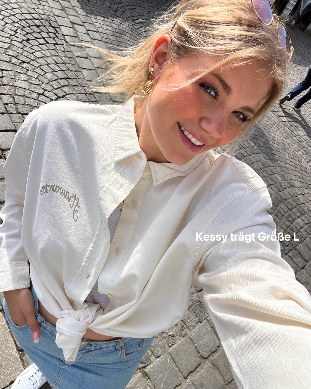 Strawanza Workwear Hemd Creme