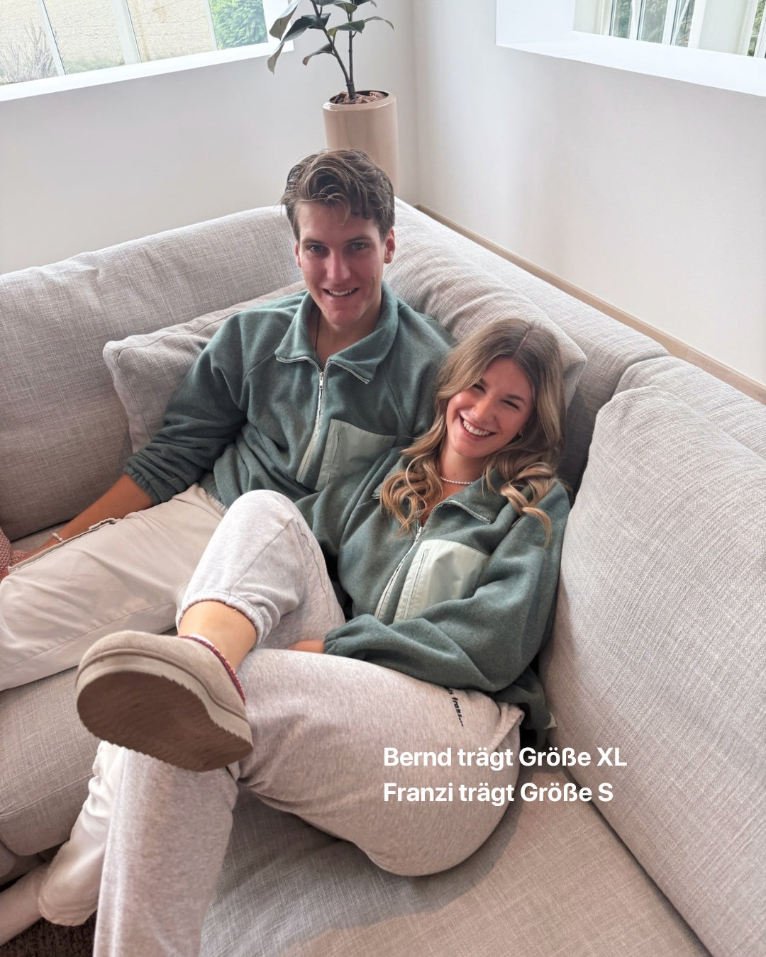 Baumwollfleece dunkelgrün