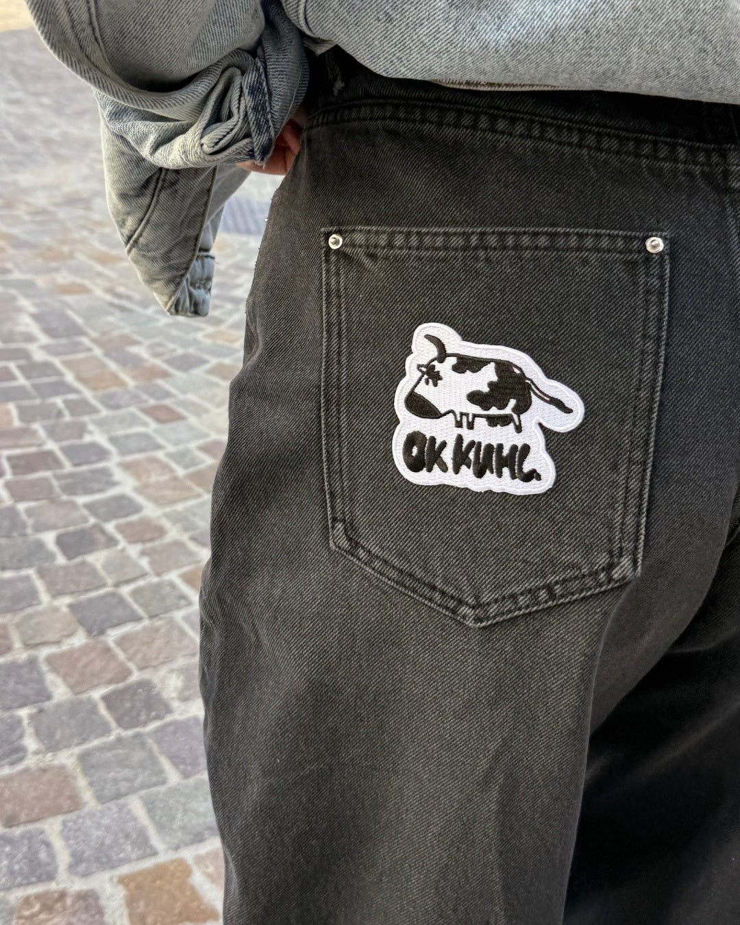 Aufbügel Patch 'OK Kuhl'