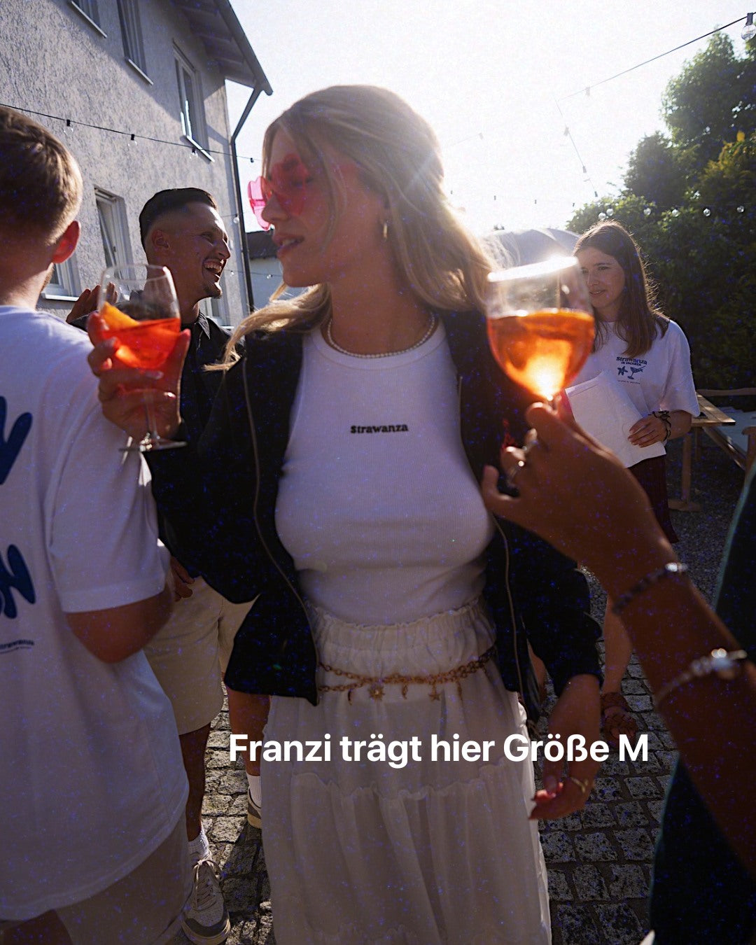 Geripptes Damen Tanktop weiß