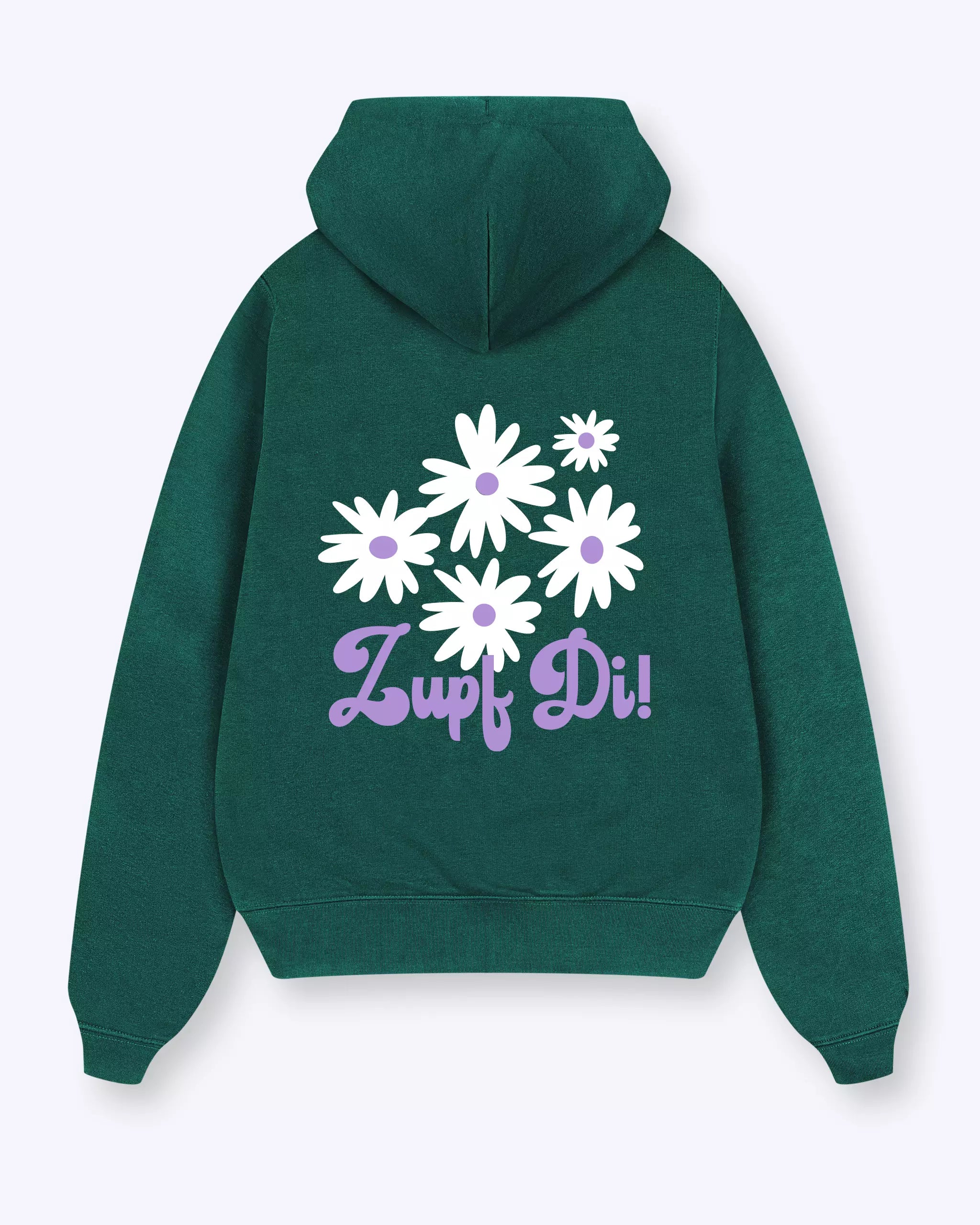 Zupf di Hoodie smaragdgrün