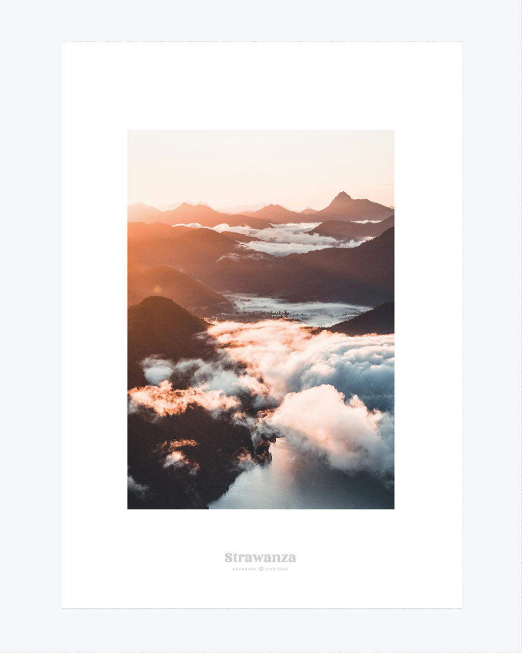 Poster Bergpanorama - A3