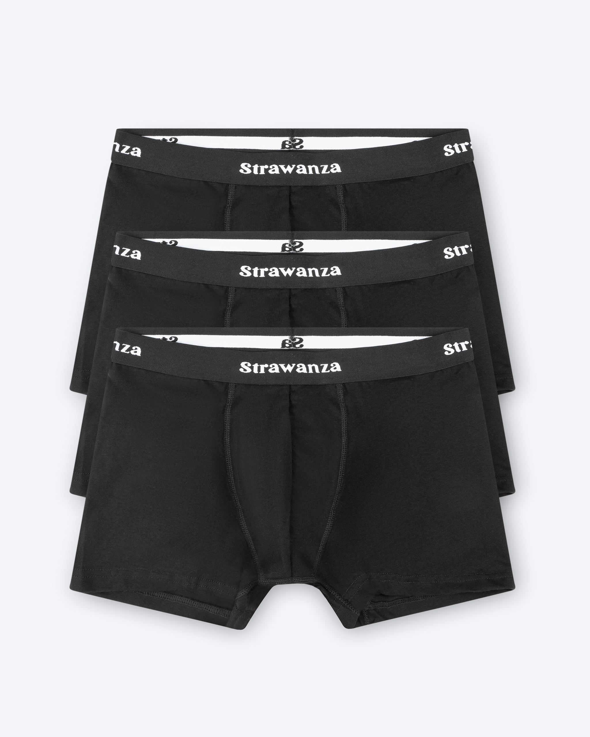 Boxershorts 3er Pack schwarz