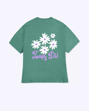 Zupf di Damen T-Shirt vintage grün