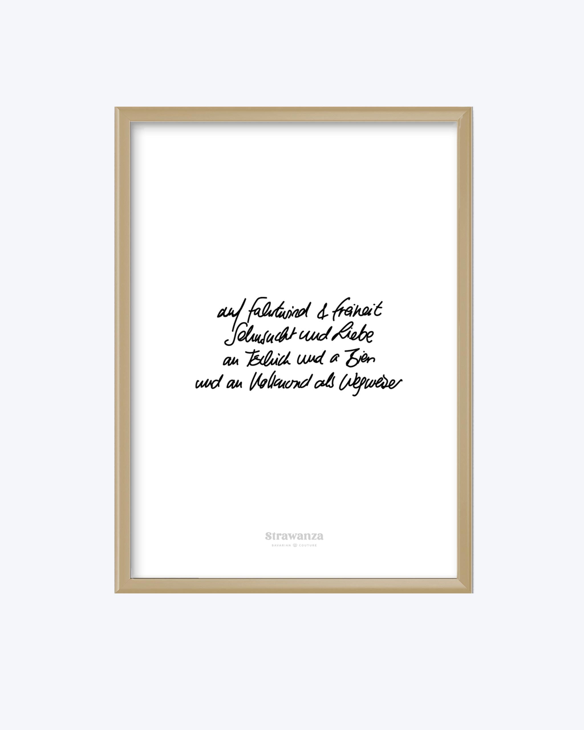 Fahrtwind Poster - A3