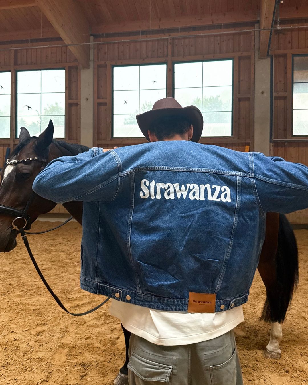 Strawanza Jeansjacke dunkelblau
