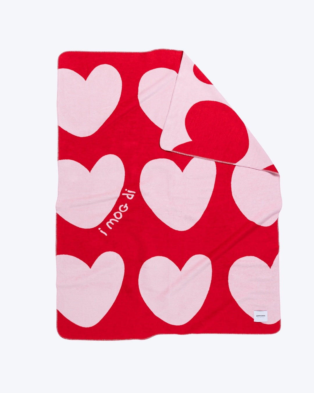 Kuscheldecke 'I mog di'