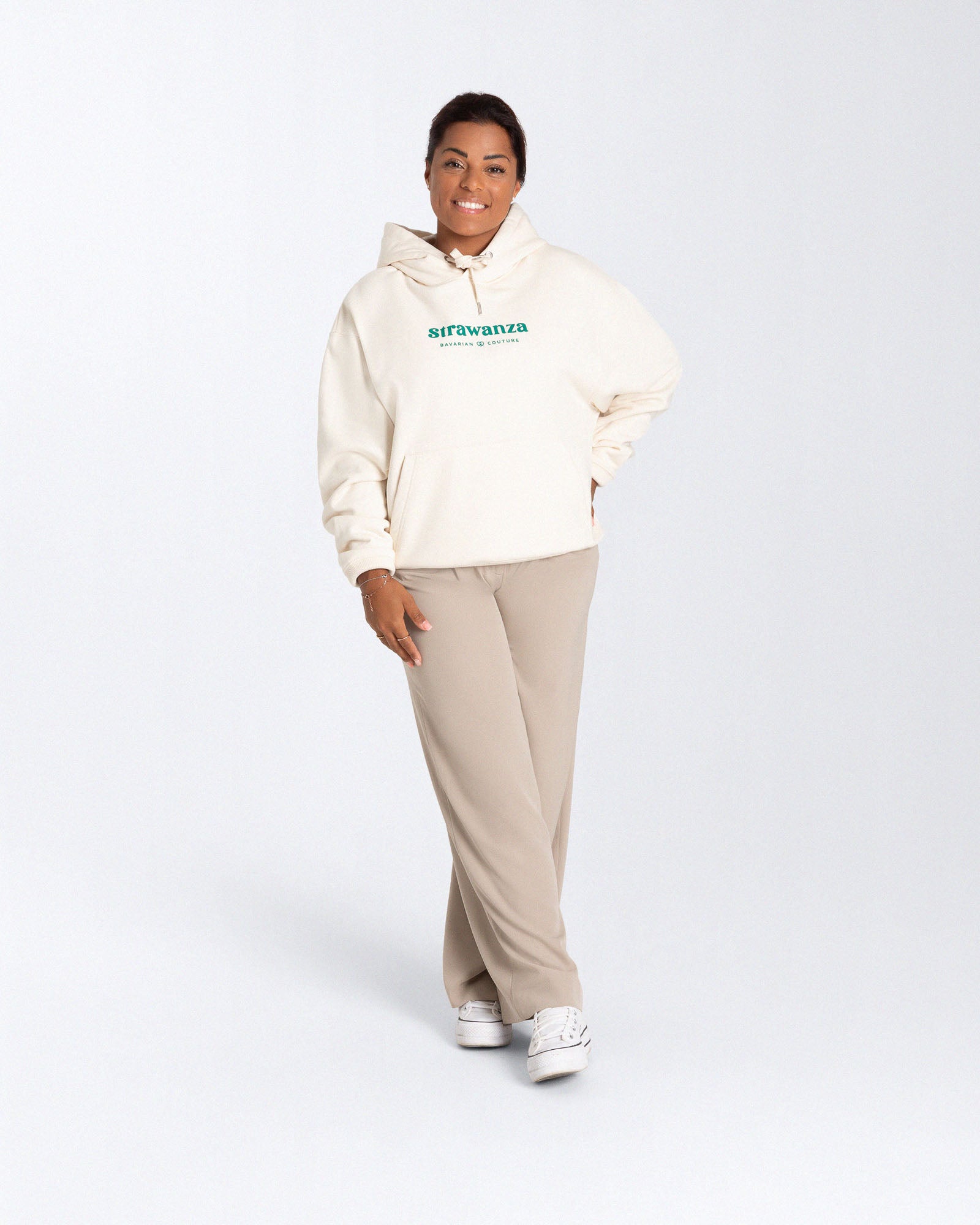 Strawanza Oversize Hoodie Natur