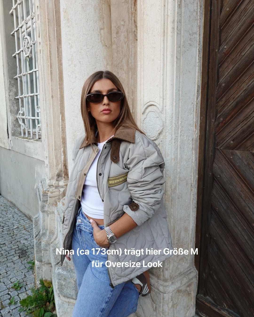 Strawanza Steppjacke Beige