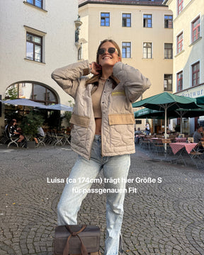 Strawanza Steppjacke Beige