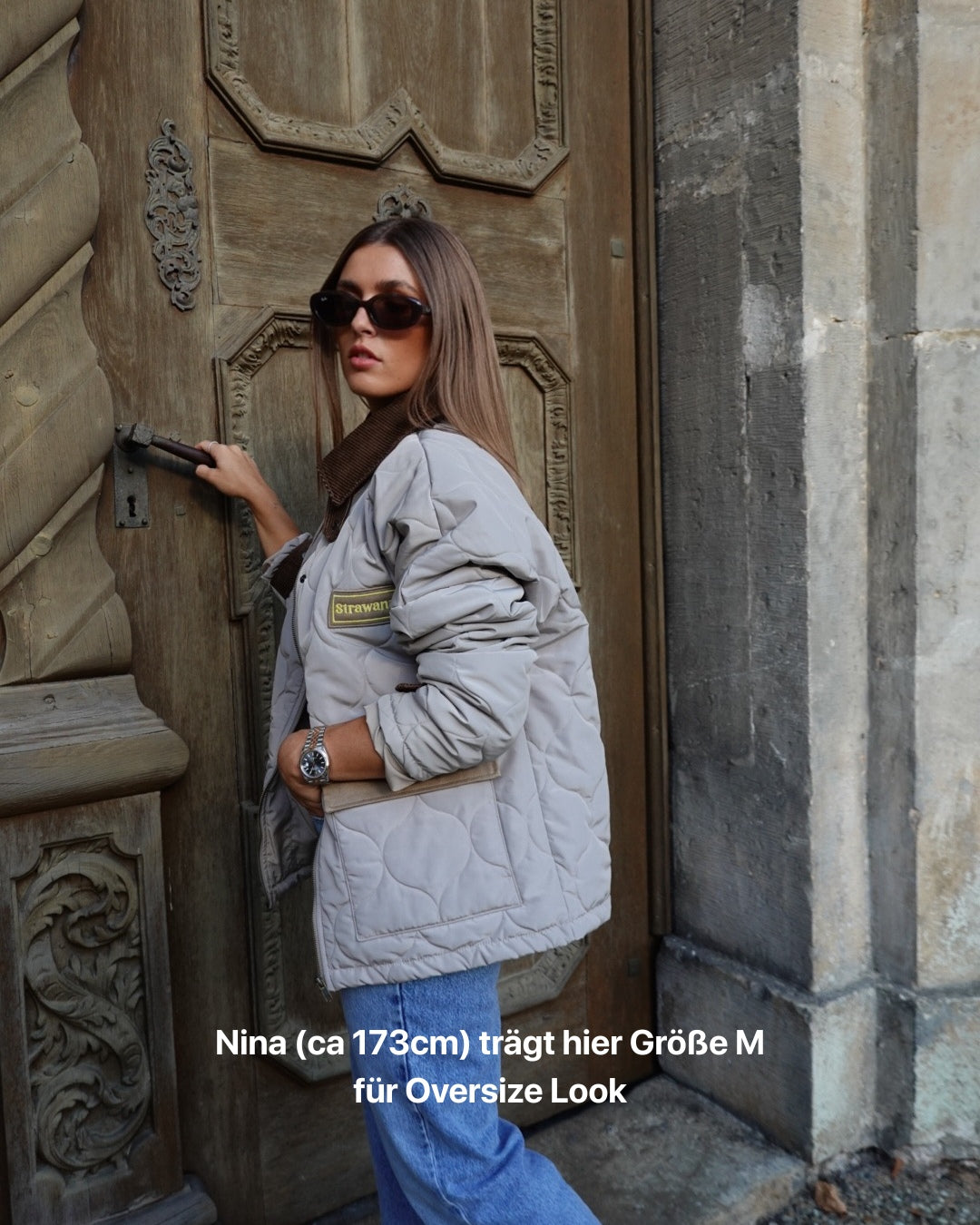 Strawanza Steppjacke Beige