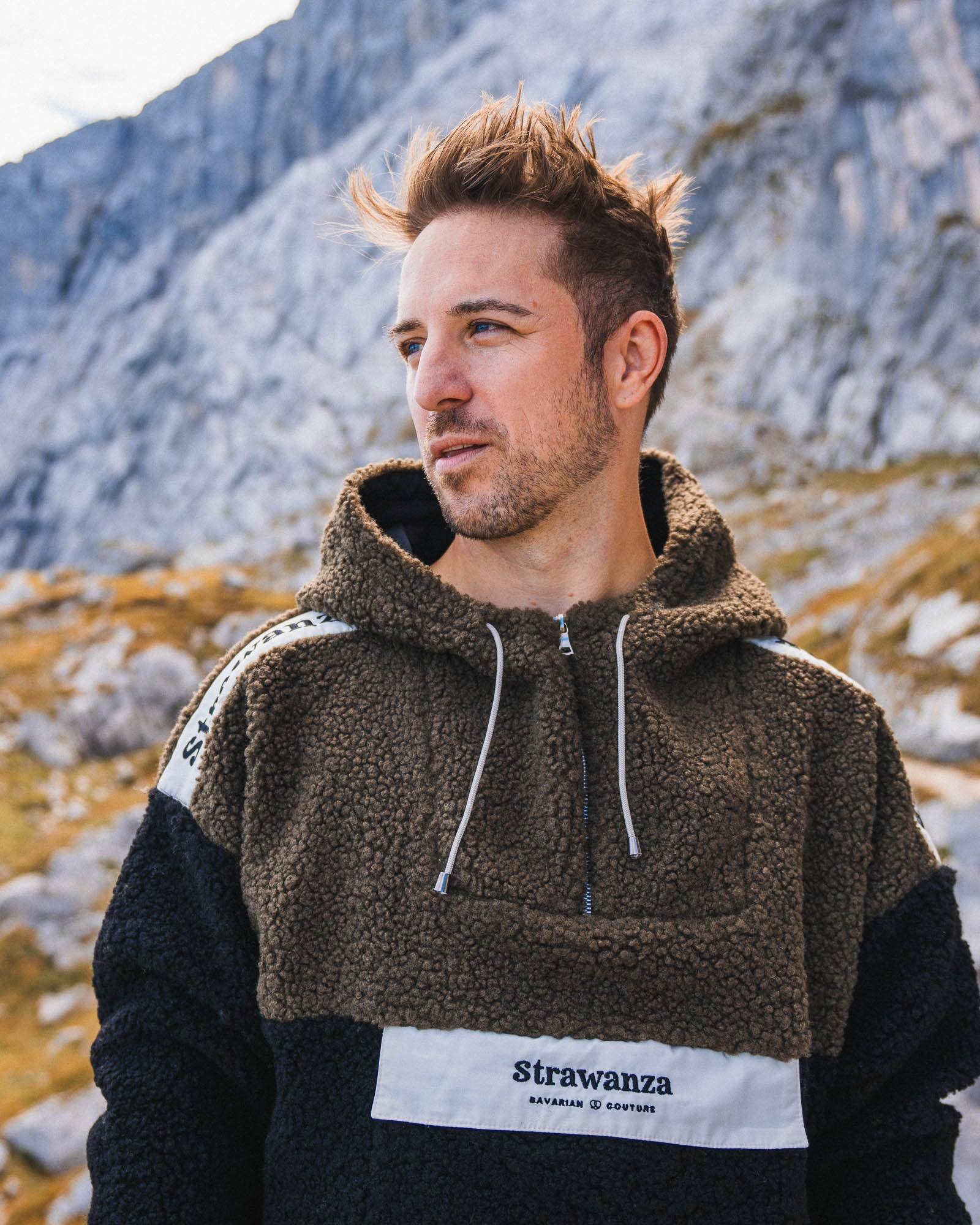 Fleece Sherpa Anorak Dark