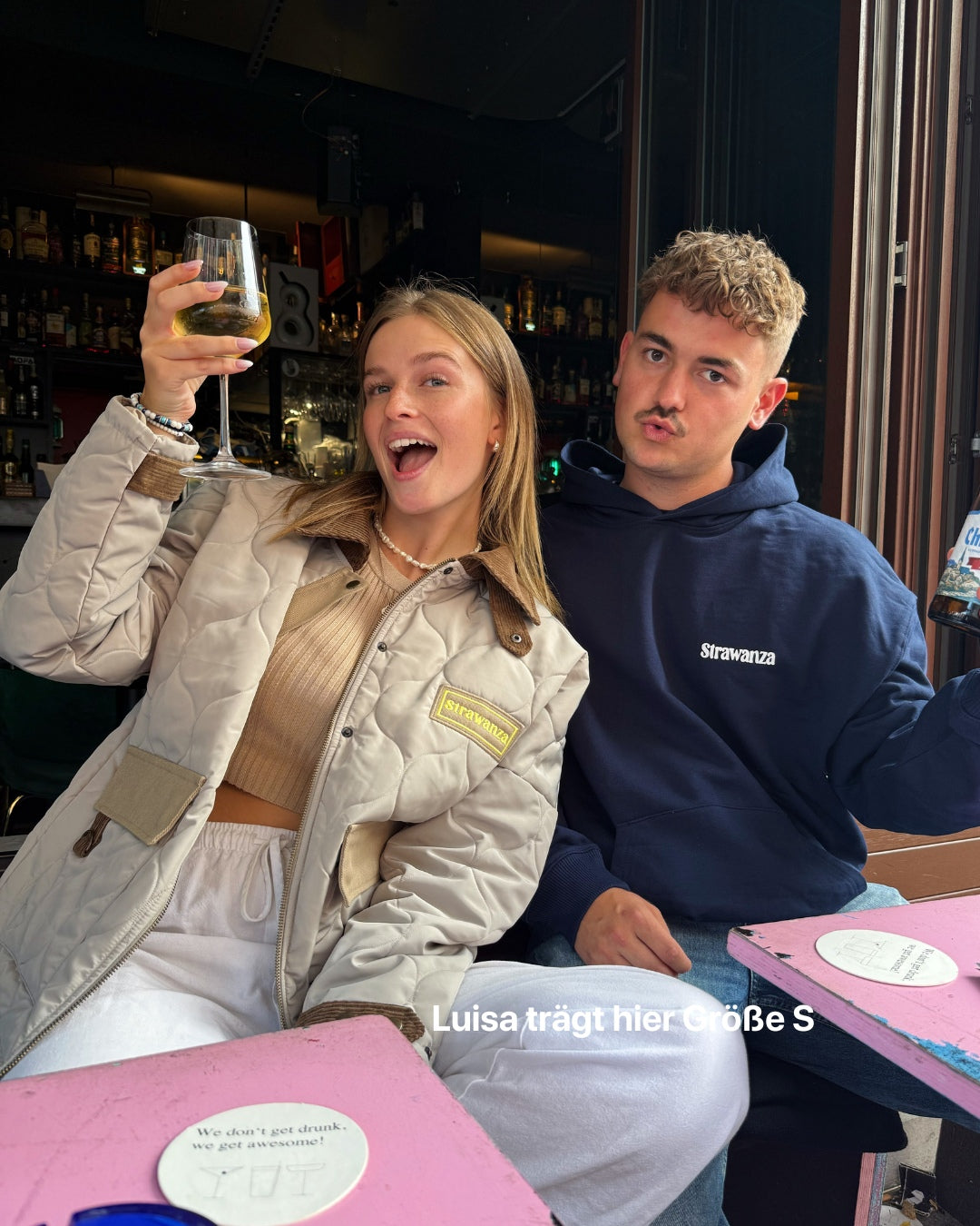 Strawanza Steppjacke Beige