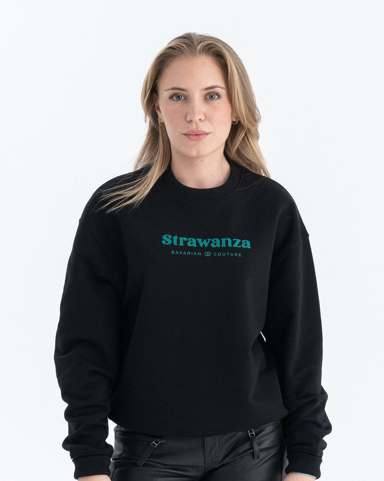 Strawanza Oversize Sweater Schwarz