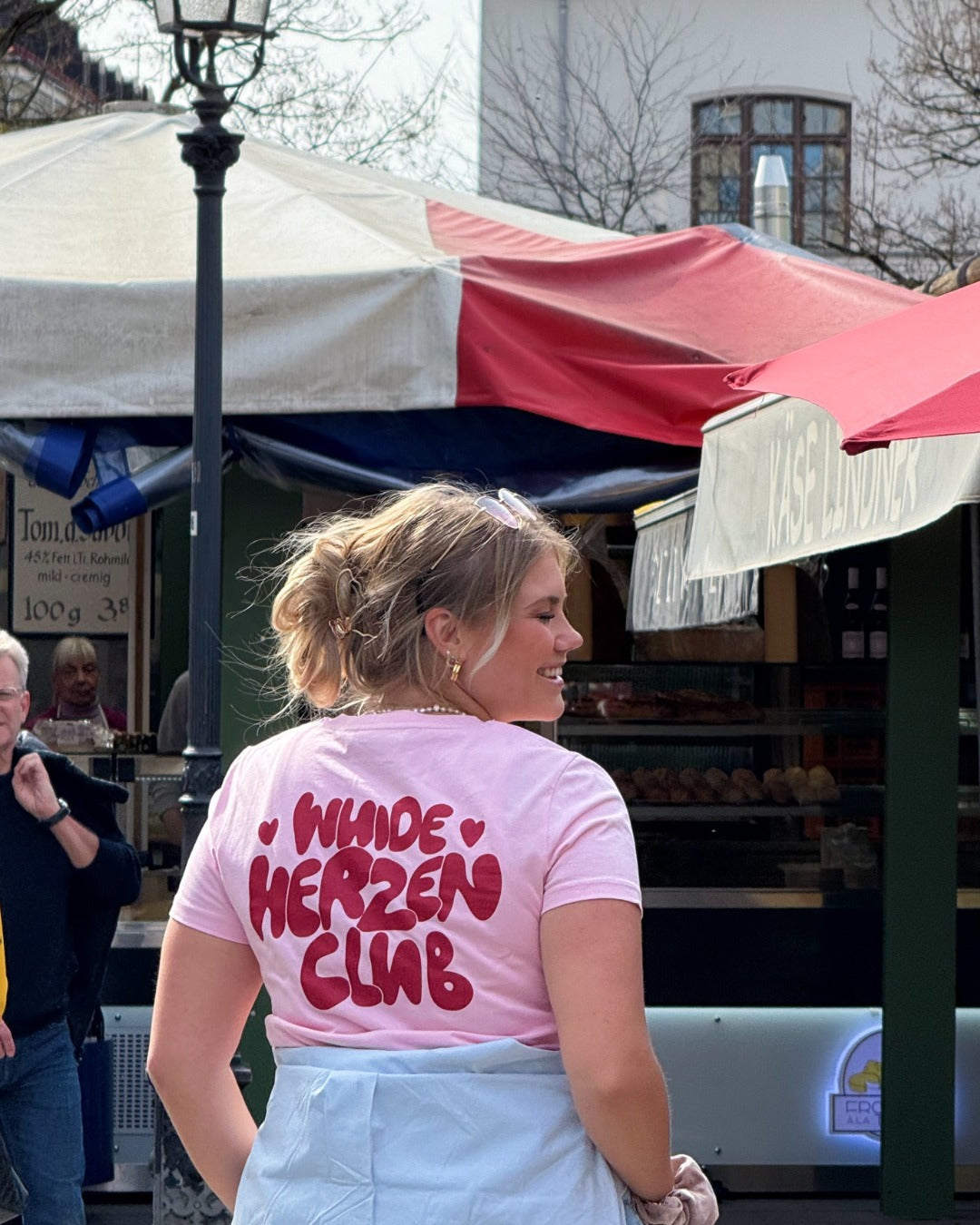 Wuide Herzen Damen T-Shirt