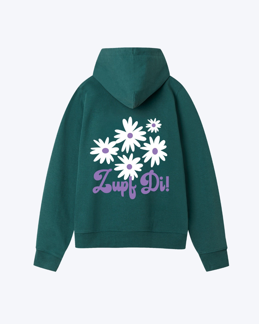 Zupf di Hoodie smaragdgrün