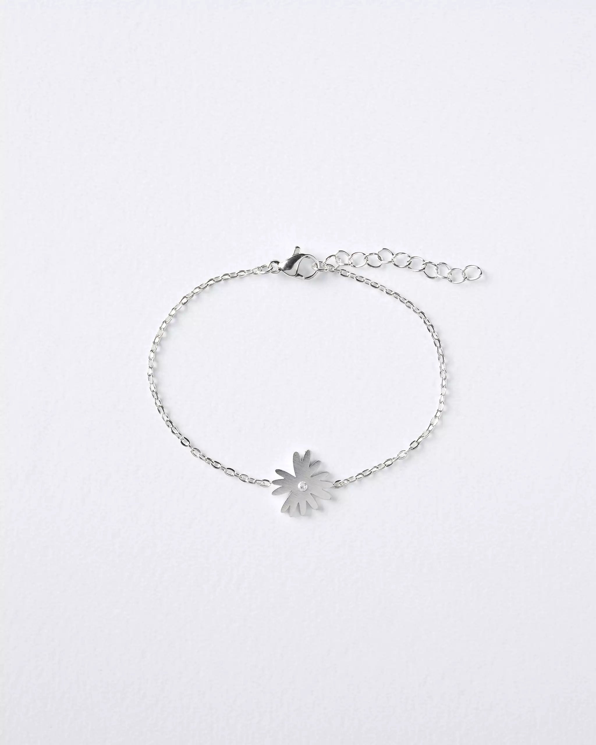 Gänseblümchen Armkette Silber