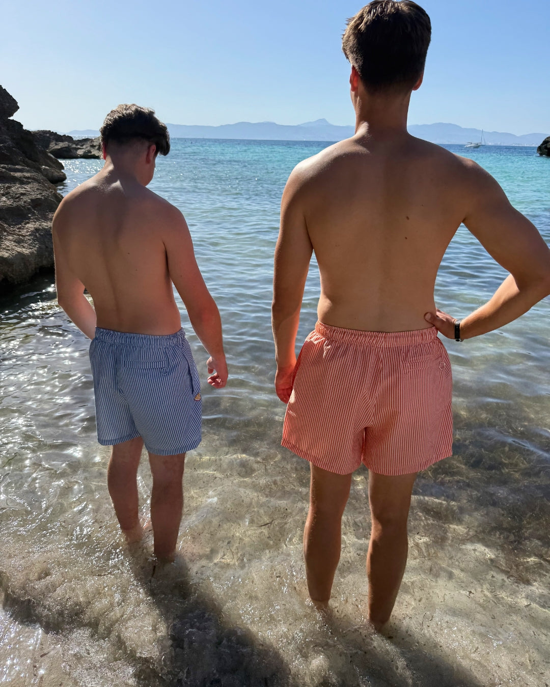 Badeshort Strawanza in Vacanza blau