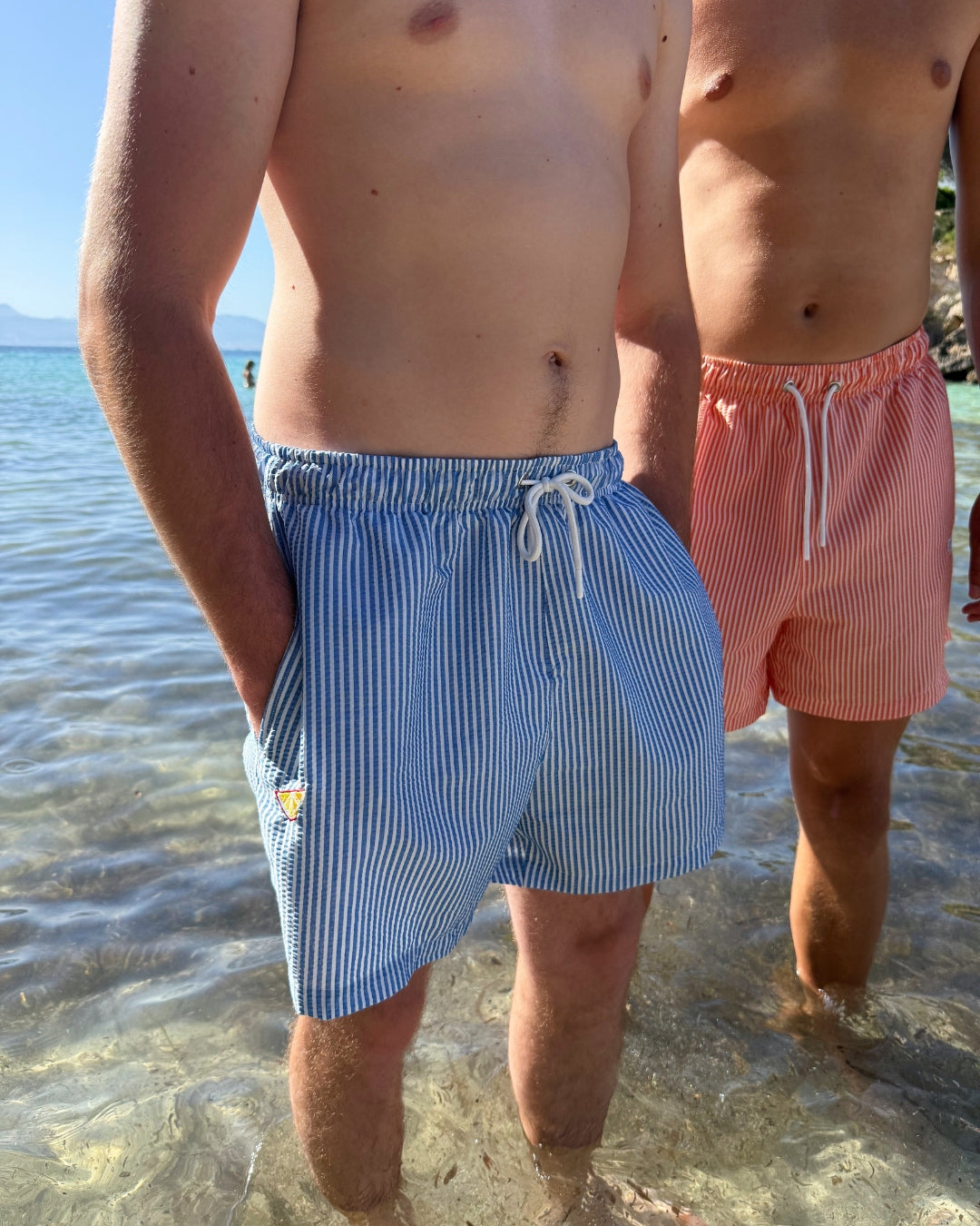Badeshort Strawanza in Vacanza orange