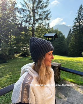 Wollmütze Dunkelgrau