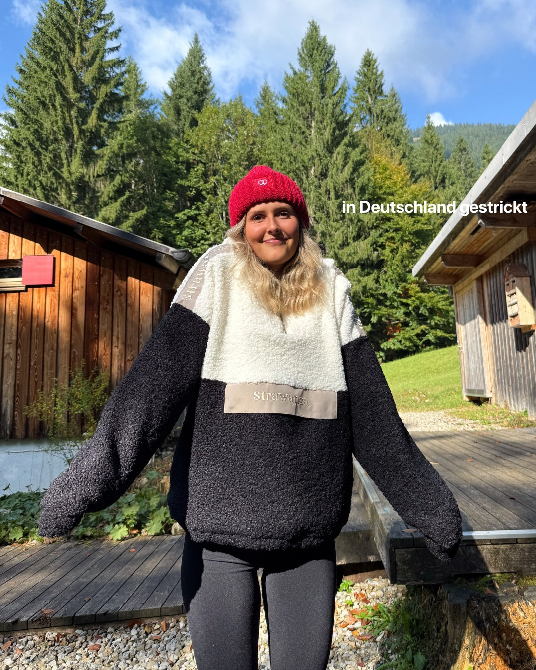Wollmütze Rot