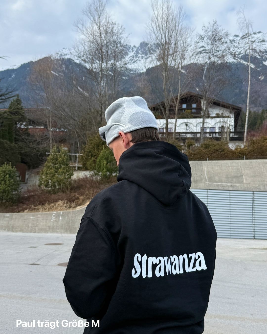 Strawanza Crew Hoodie Heavyweight schwarz