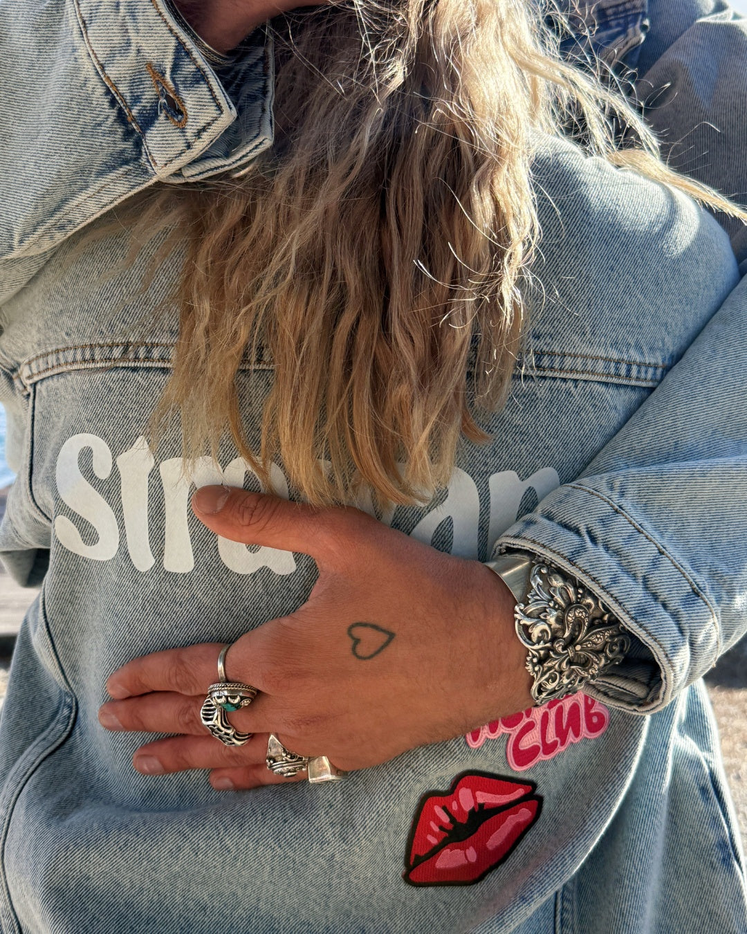 Aufbügel Patch 'Bussi'