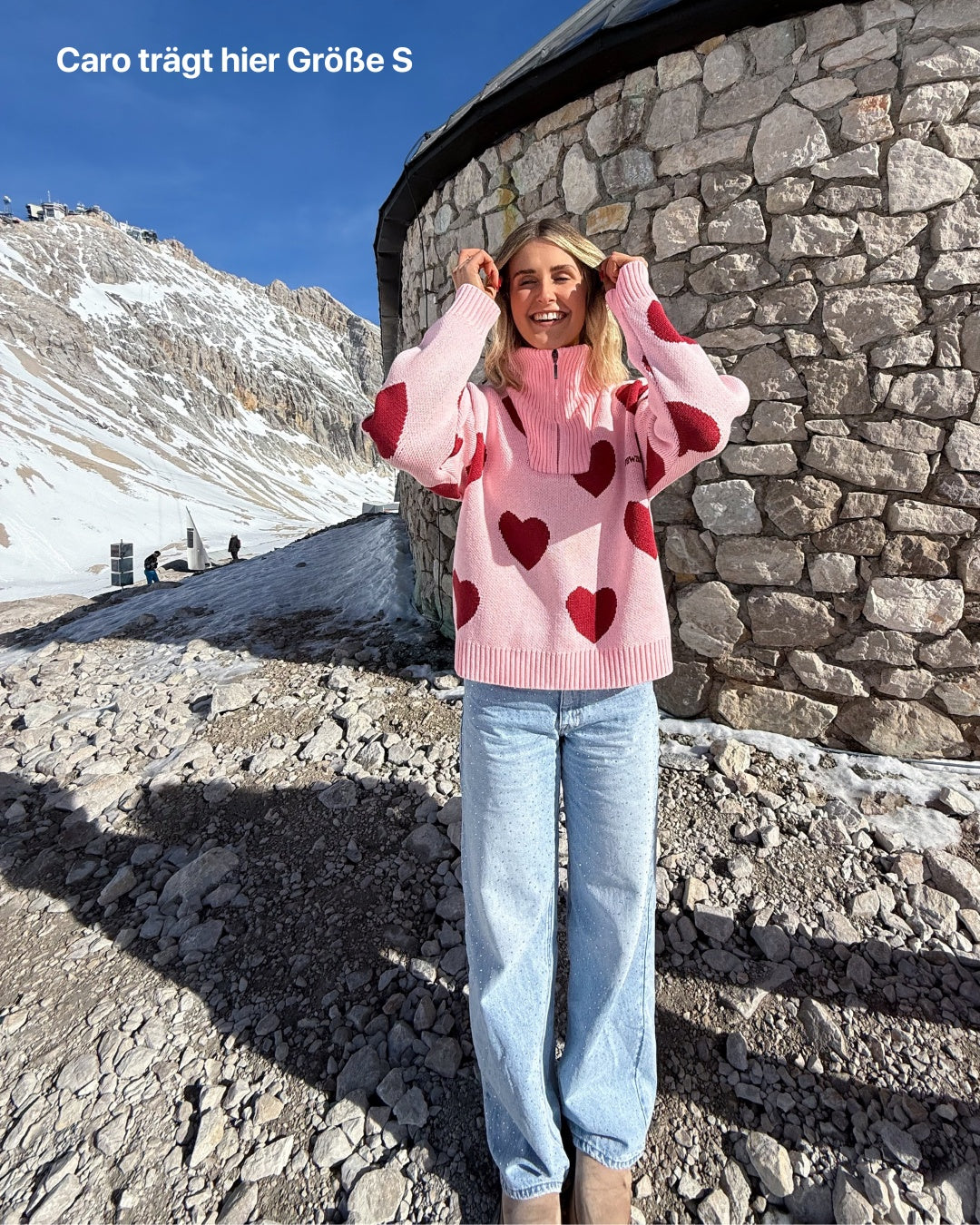 Strickpullover 'Herzal'