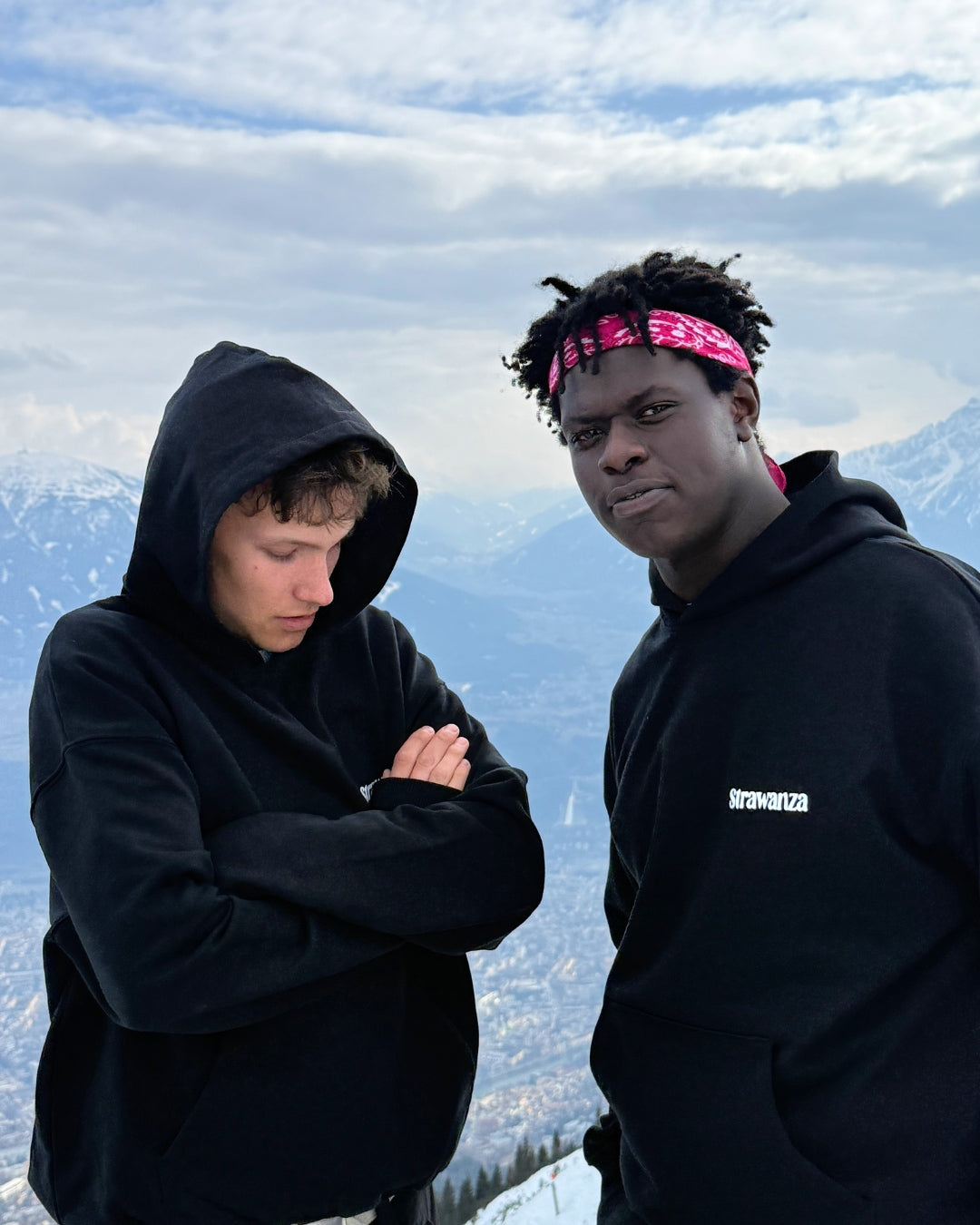 Strawanza Crew Hoodie Heavyweight schwarz