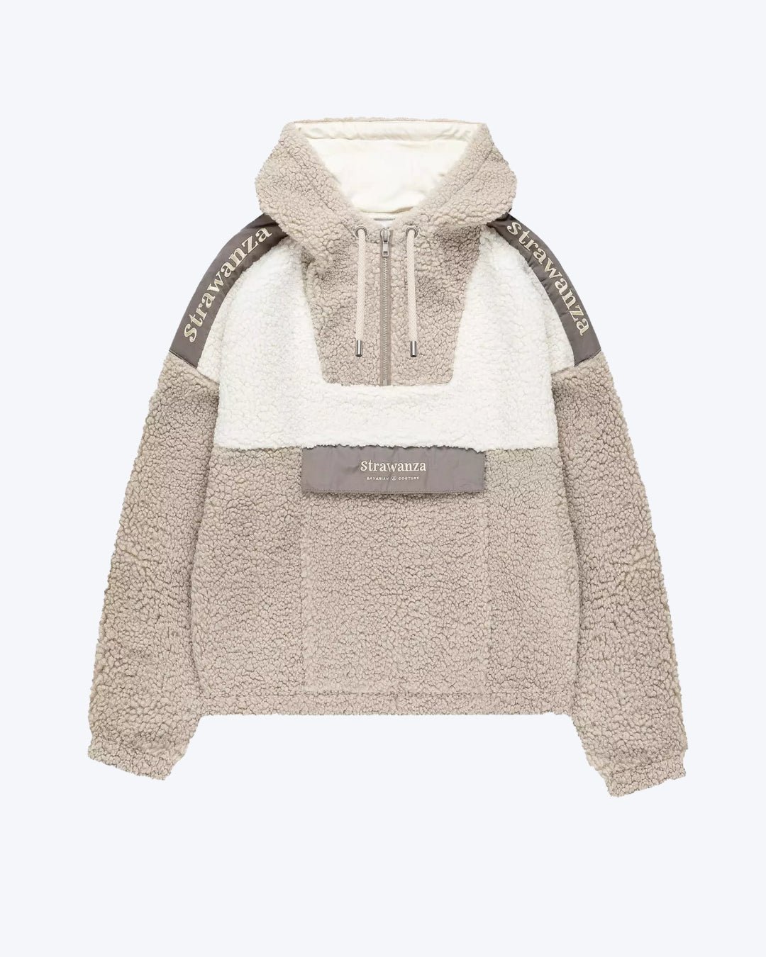 Fleece Sherpa Anorak Beige