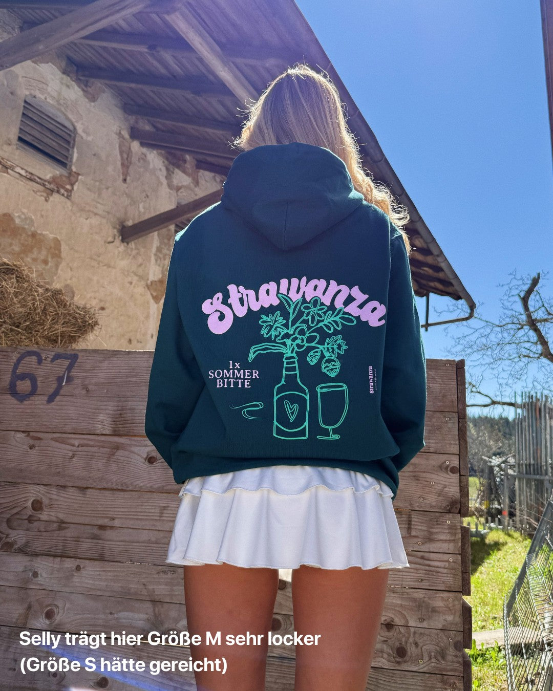 1x Sommer bitte Hoodie
