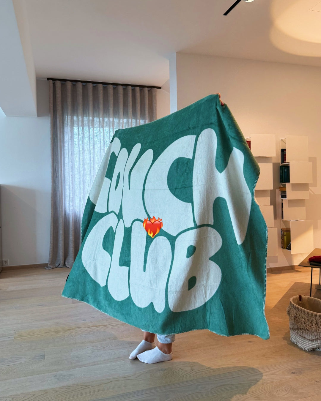 Baumwollfleece dunkelgrün