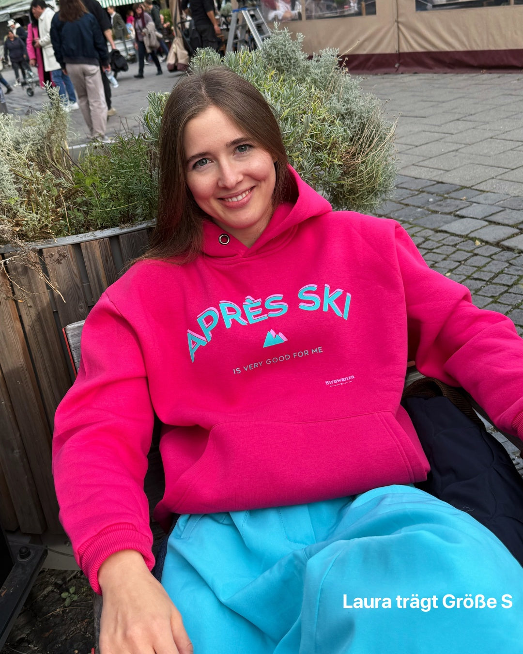 Après Ski Hoodie pink Heavyweight
