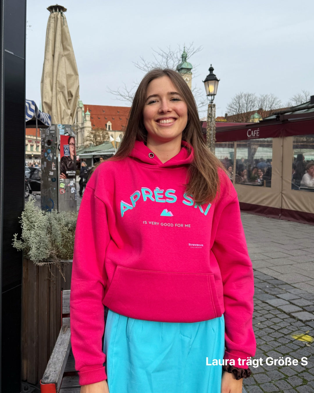 Après Ski Hoodie pink Heavyweight