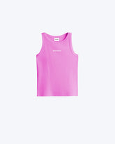 Geripptes Damen Tanktop pink