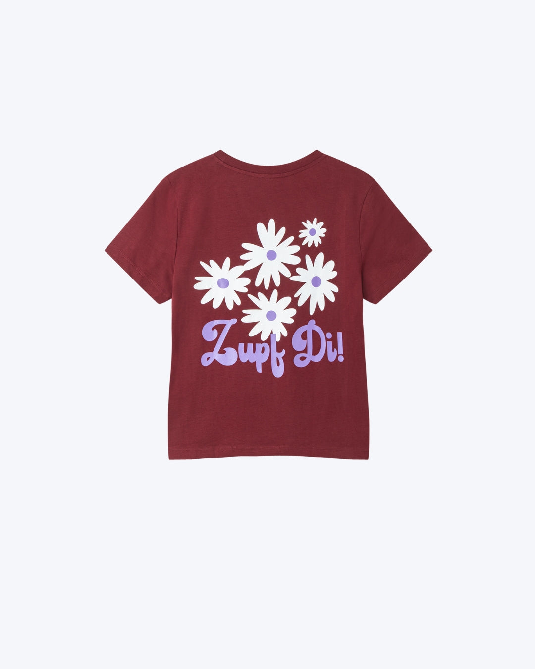 Zupf di Damen T-Shirt weinrot