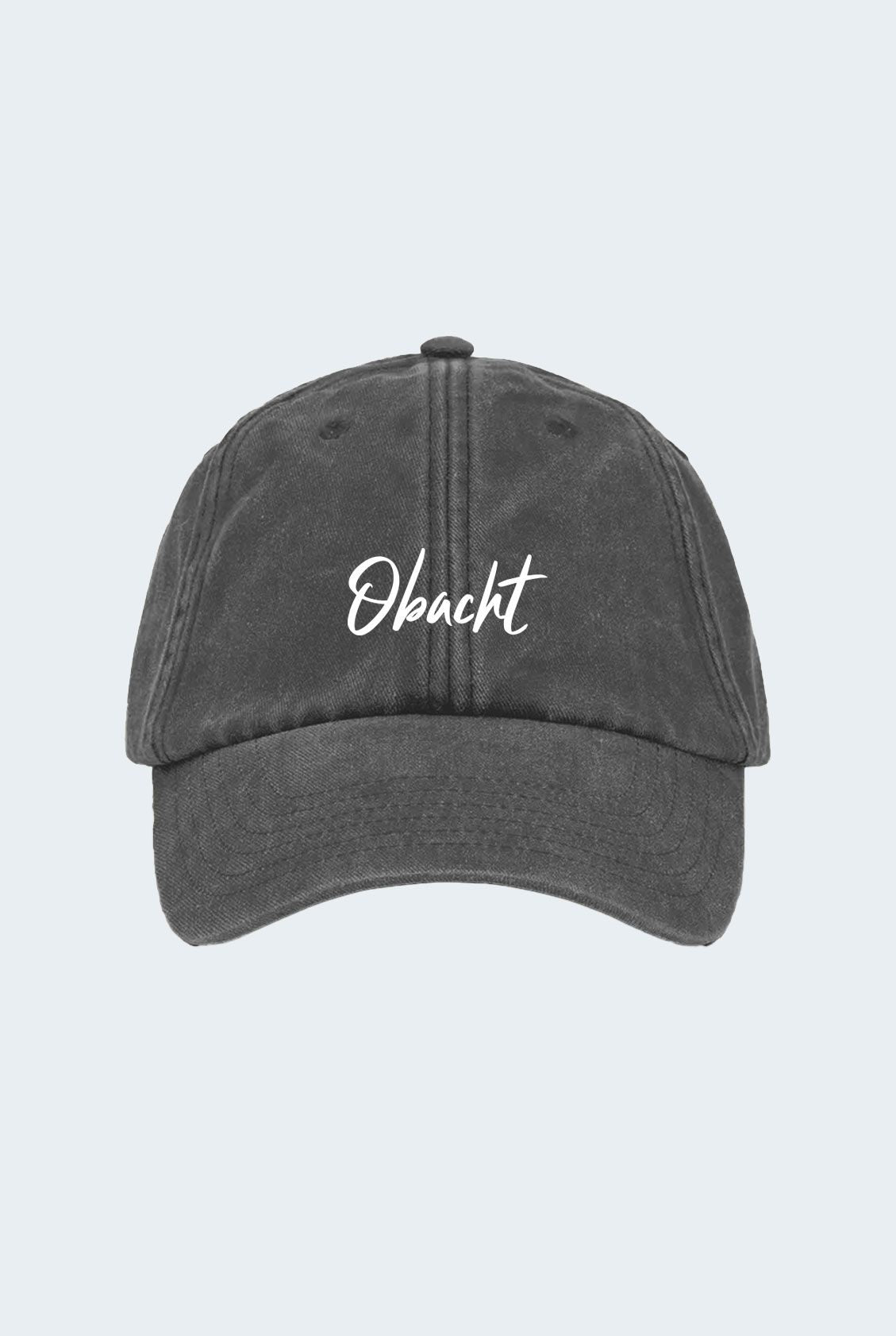 Obacht Cap Vintage Grau